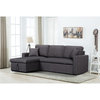 Home Square 4-Piece Set with Reversible Sleeper Sofa & Coffee Table Set