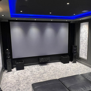 Custom Home Theater - Design, Construction and Installation by AVSI, Inc
