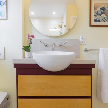 Napa Frank Lloyd Wright - Monona Terrace Inspired Bath