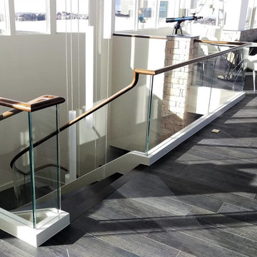 Sleek Glass Railings