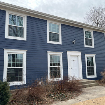 Deep Ocean James Hardie Siding Project in North Barrington, IL