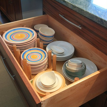 Kitchen Organization - Santa Cruz Beach House