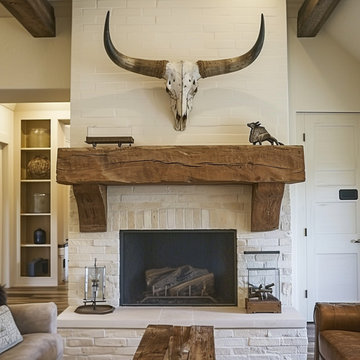 Gorgeous Fireplace Mantels with Wooden Corbels
