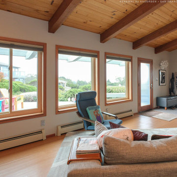 Delightful Living Room with New Wood Windows - Renewal by Andersen San Francisco