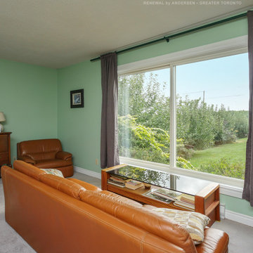 Lovely Living Room with Large New Window - Renewal by Andersen Greater Toronto,