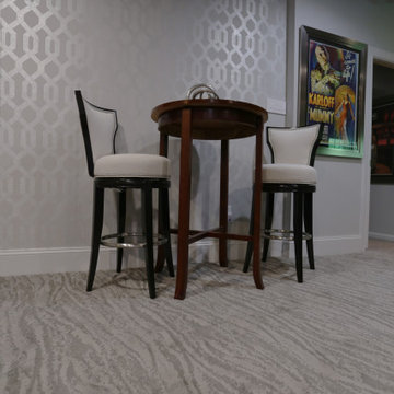 Blue Luxury Media Room