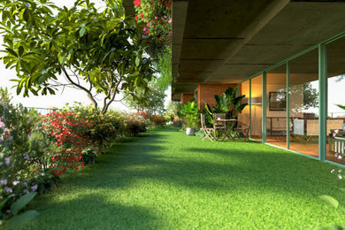 Villa landscaping