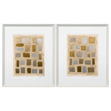 Minimalist Abstract Art Prints, 2, Eichholtz Sand Shaped