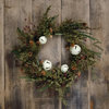 Country Bell Pine Wreath, 20"