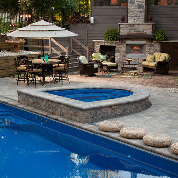 Inground Fiberglass Swimming Pool Project #3