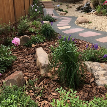 Low-Maintenance Side Yard Xeriscaping with Native Plants in Denver