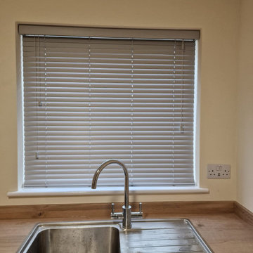 Faux Wood Blinds Installation