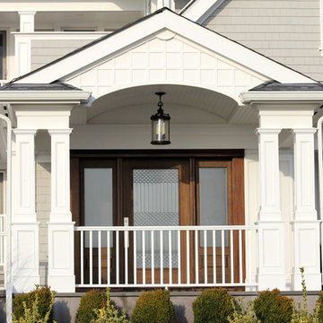 Recessed Paneled PVC Column Wraps