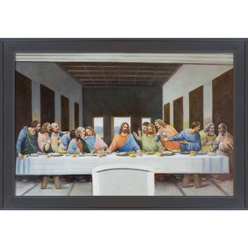 La Pastiche The Last Supper with Gallery Black, 28" x 40"