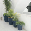 Crescent Garden Madison Planter, Double-Walled Plant Pot, 16" Weatherd Terrcotta