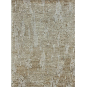 Hand Tufted Viscose from Bamboo Eternity Area Rug, Sand, 3'6"x5'6"