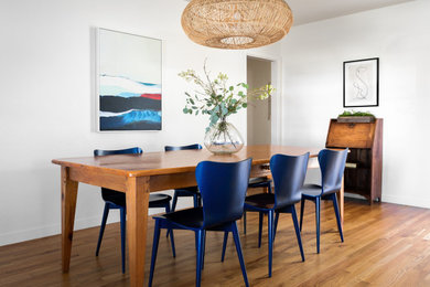 Beach style dining room photo in San Francisco