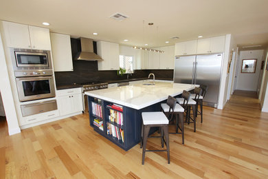 Example of a minimalist kitchen design in Phoenix