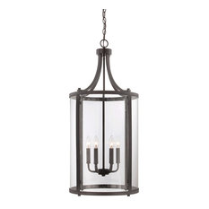 Penrose 6-Light Medium Foyer Lantern, English Bronze