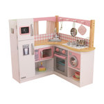  Hape  Pink Gourmet Play Kitchen  with Accessories 820633 