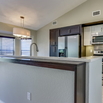 Contemporary Two-Tone Kitchen Remodel