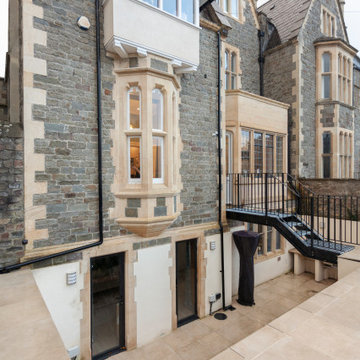 Refurbishment and conversion of listed Victorian house in Sneyd Park, Bristol