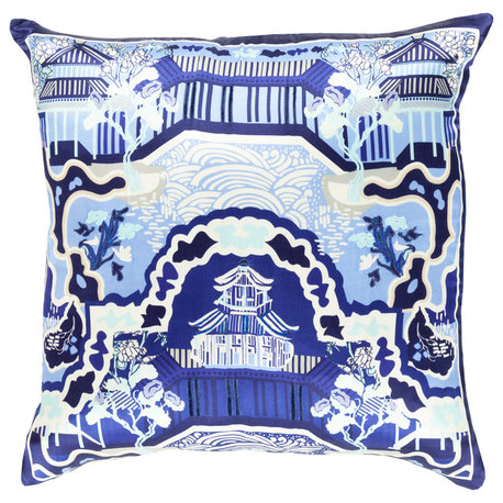 Geisha Pillow 20x20x5, Down Fill