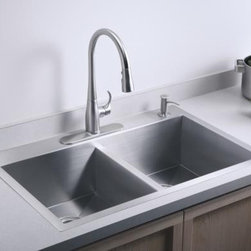 Double Basin Kohler Kitchen Sink - Kitchen Sinks
