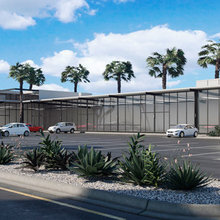 Exterior of supermarket