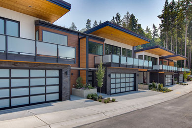 Example of an exterior home design in Seattle