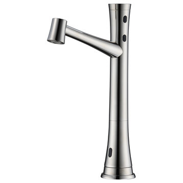 Cinaton iSense Completely Touch Free Swivel Faucet, Brushed Nickel-Pvd