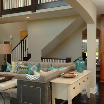 Transitional Living Room