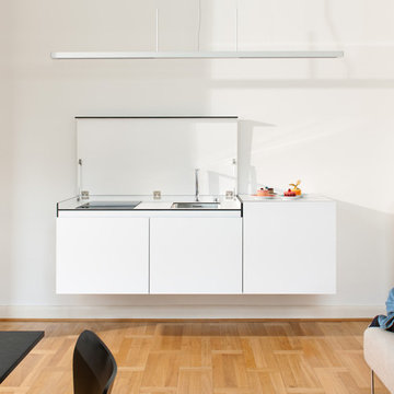 slimline is pure miniki – the invisible kitchen disguised as an elegant sideboar