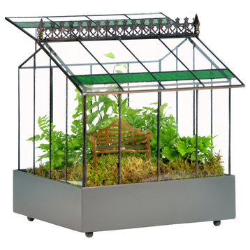 Plant Glass Terrarium Container, Indoor Planter, Wardian Case