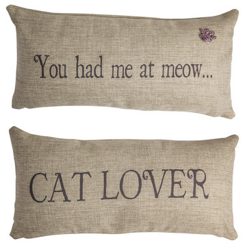 Cat Reversible Pillow Cover
