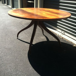Vintage Art Deco Oval Table-1920s - Dining Tables