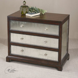 Jayne Mirrored Accent Chest - Accent Chests And Cabinets