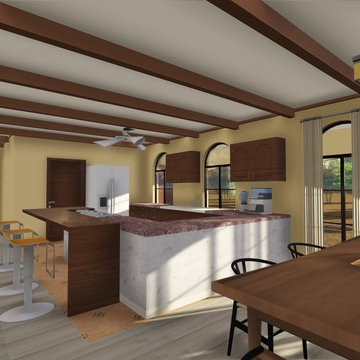 RURAL RESIDENTIAL BUNGALOW - INTERIOR 3D MODELING