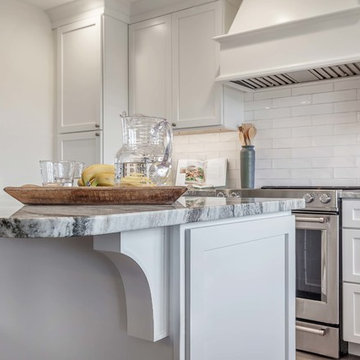 Colonial Maple Bright White Cabinets | Cabinets.com