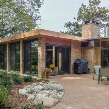 Sunroom Addition to a Midcentury Home