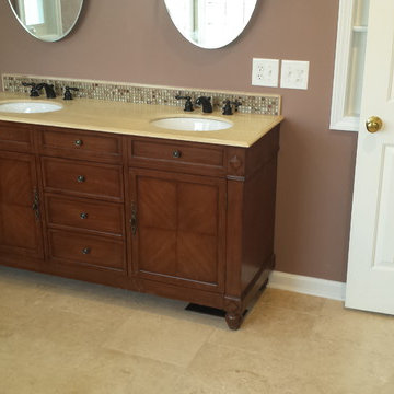 Ann Arbor Master Bath Renovation with Jacuzzi Tub, Ceramic Tile and Dual Shower