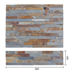 Multicolor Slate Panel natural stone wall cladding - Products