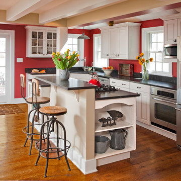 Historic Farmhouse Kitchen with Modern Flair