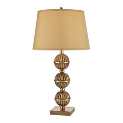 Murray Feiss - Antique Brass Lamp set of 2 - Lamp Sets