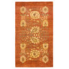 Eclectic, One-of-a-Kind Hand-Knotted Area Rug Pink, 3'2"x5'3"