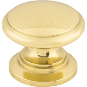 Top Knobs M349 Ray 1-1/4 Inch Mushroom Cabinet Knob - Polished Brass