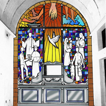 Murales y Trampantojos en Iglesias y Centros parroquiales
