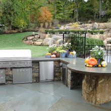 outdoor kitchen