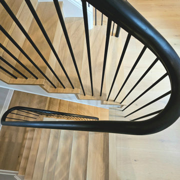 Project #115 | Staircase with Continuous Rail System Without Newels