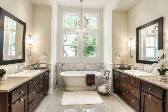 Traditional Bathroom by Luxury Real Estate Services, LLC